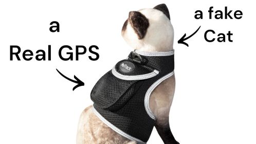 Realtime Tracking Cell Phone GPS Pet Tracker Mini Dog Location Finder Size:M