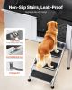 50 Inch Dog Grooming Bath Tub Stainless Steel w Stairs Water Filter