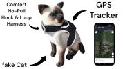 Inexpensive Less Maintenance GPS Tracker Dog Collar Rechargeable Tracking Gadget Size:M