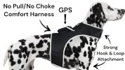 Inexpensive Less Maintenance GPS Tracker Dog Collar Rechargeable Tracking Gadget Size:M