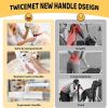 Dog Dryer,4 in 1 Dog Hair Dryer with Smart Handle, 90m/s High Velocity Negative Ion Dog Blow Dryer