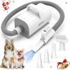 Dog Dryer,4 in 1 Dog Hair Dryer with Smart Handle, 90m/s High Velocity Negative Ion Dog Blow Dryer