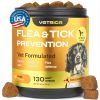 Flea and Tick Prevention for Dogs Flea Treatment Chews Immune Support Flea and Tick Chewables for Dogs Flea Tick Control Supplement All Breeds Ages Ve