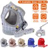 Pet Mesh Harness Dog Leash Set Reflective Chest Strap Adjustable Puppy Vest For Puppies Breeds Dogs Walking Outdoor