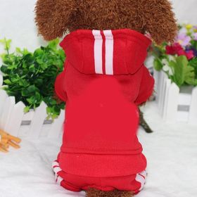 Sports Outfit (Color: Red, size: M)